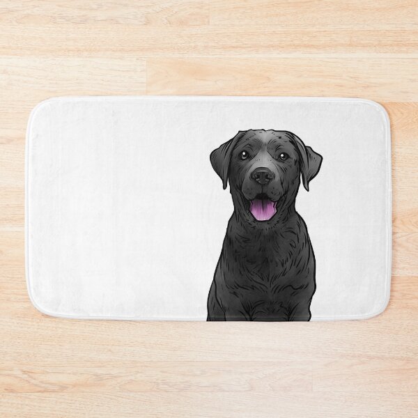 Aperçu de l'œuvre Labrador noir chien noir Lab créée et vendue par whyitsme.