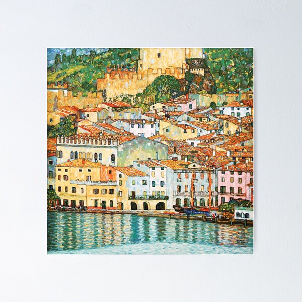 Item preview, Gustav Klimt "Malcesine on Lake Garda" designed and sold by Alexandra Dahl.