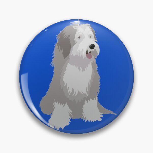 Item preview, Cute Bearded Collie Shaggy Dog designed and sold by novabee.