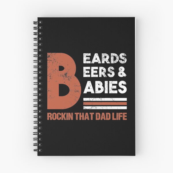 Item preview, Beards Beers & Babies Rockin That Dad Life Happy Father's Day Celebration Facial Hair Mustache Alcohol Pub Craft Daddy Grandpa designed and sold by shirti.