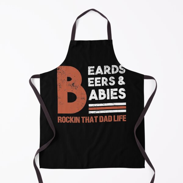 Item preview, Beards Beers & Babies Rockin That Dad Life Happy Father's Day Celebration Facial Hair Mustache Alcohol Pub Craft Daddy Grandpa designed and sold by shirti.