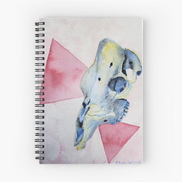 Item preview, Primary colour cow skull, watercolours designed and sold by CS25art.