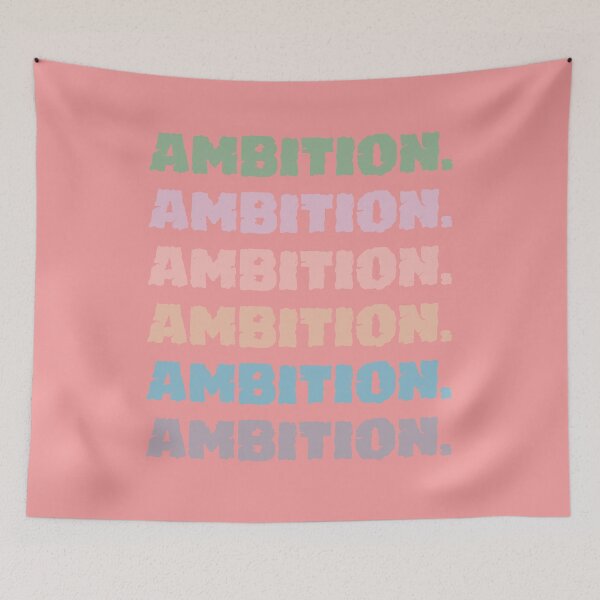 Item preview, Ambition motivation word gift for mum sister and wife - digital illustration designed and sold by OMCreative.