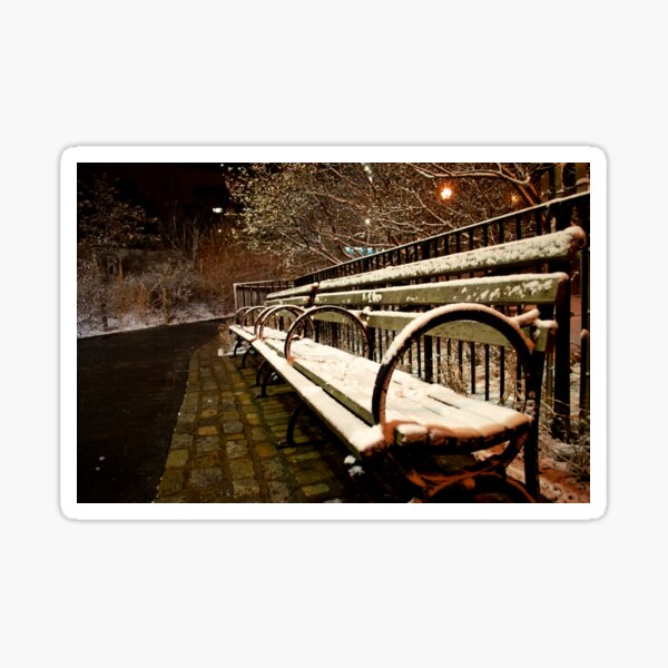 NYC Bench Sticker