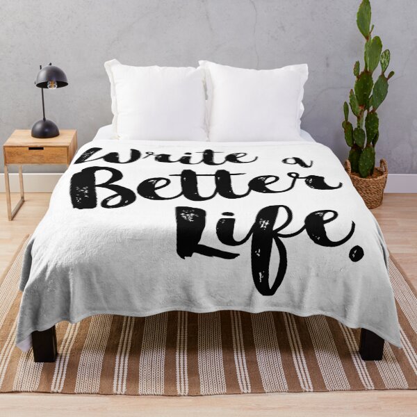 Item preview, Copy of Write a Better Life - White designed and sold by scriptblast.