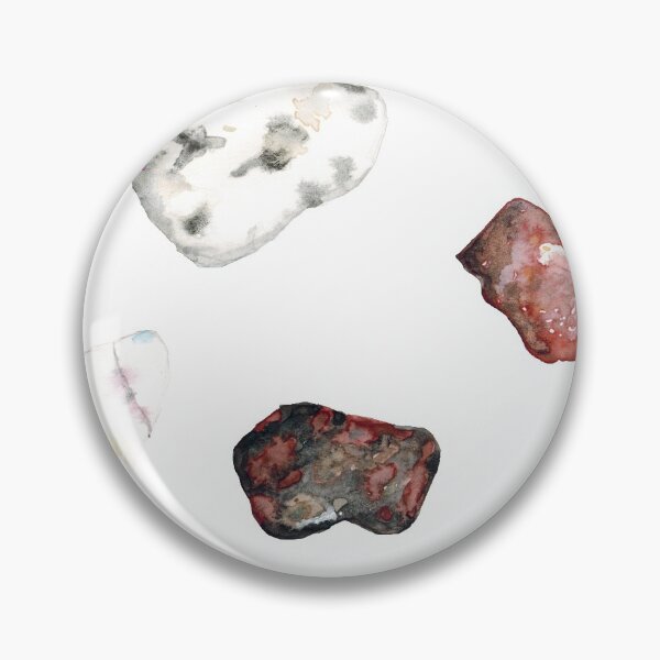 Item preview, Watercolor hand drawn illustration of sea ​​pebbles designed and sold by FuzzyLogicKate.