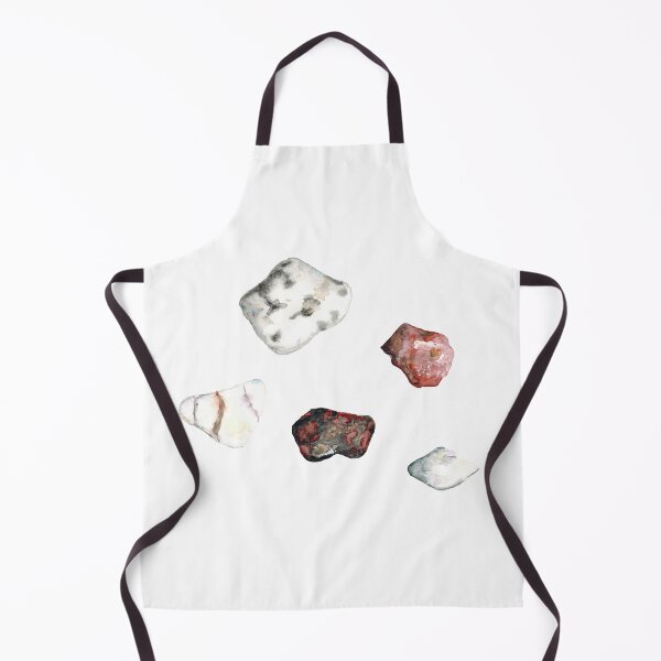 Item preview, Watercolor hand drawn illustration of sea ​​pebbles designed and sold by FuzzyLogicKate.