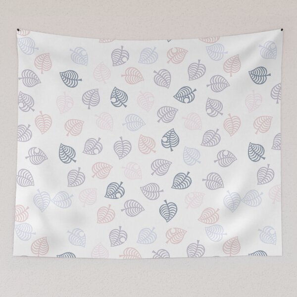 Item preview, Nook Leaf Aloha Logo - Cool Pastels Pink Purple designed and sold by TheMajesticGoat.