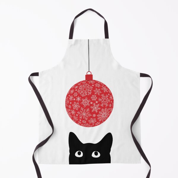 Item preview, Cat looking at Christmas ornament designed and sold by M3EX.