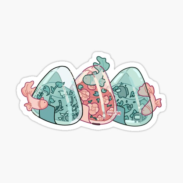 Écrevisses japonaises Onigiri Sticker