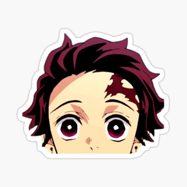 Aperçu de l'œuvre  peeker anime stickers créée et vendue par mozax.