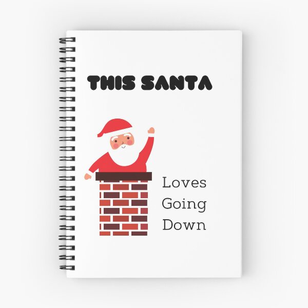 Item preview, Funny Christmas,This Santa Loves Going Down designed and sold by piskwi.