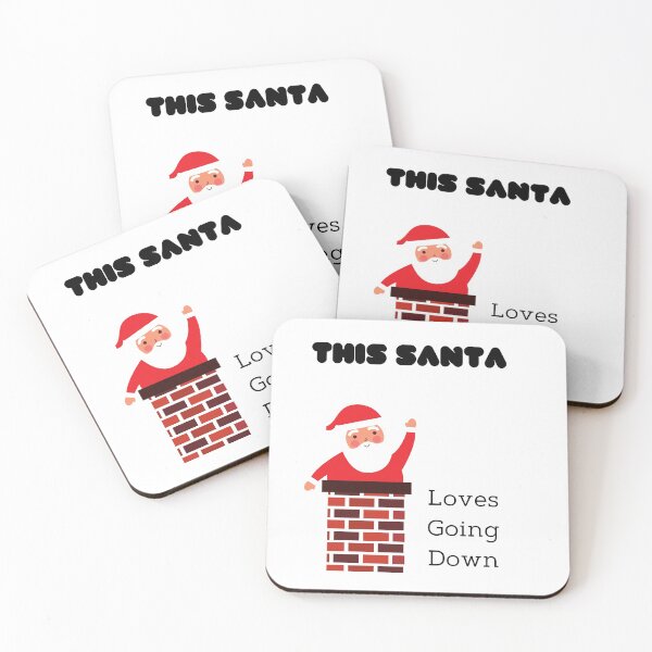 Item preview, Funny Christmas,This Santa Loves Going Down designed and sold by piskwi.