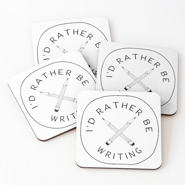 Item preview, I'd Rather Be Writing designed and sold by scriptblast.