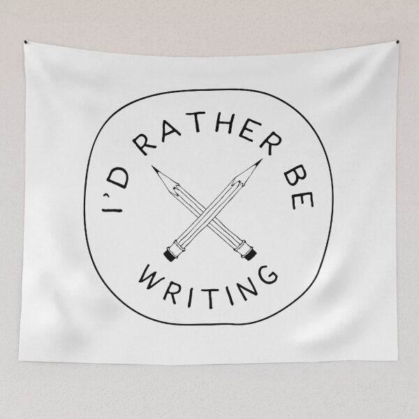 Item preview, I'd Rather Be Writing designed and sold by scriptblast.