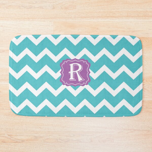 Item preview, R Turquoise designed and sold by MonogramMonkey.