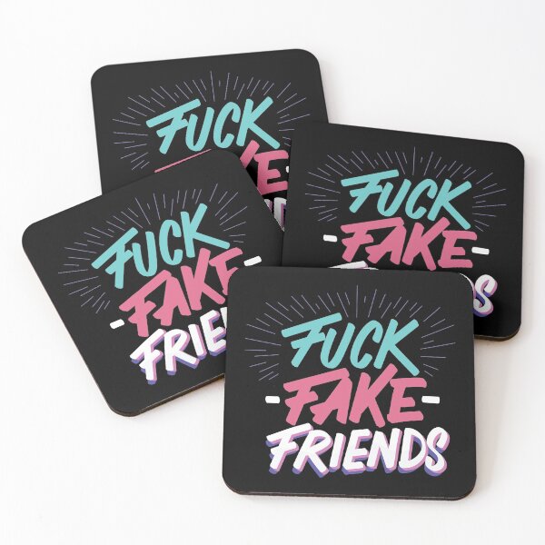 Item preview, Fuck Fake Friends xx designed and sold by Creativenetic.