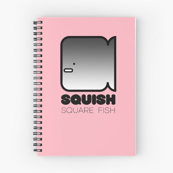 Item preview, Fun Fish Squish Square Fish Pink designed and sold by Quooki.