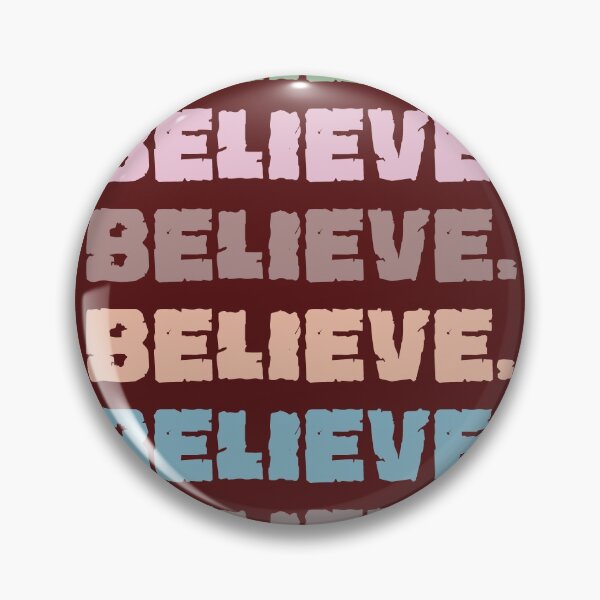 Item preview, Believe motivation word gift for mum sister and wife - digital illustration designed and sold by OMCreative.
