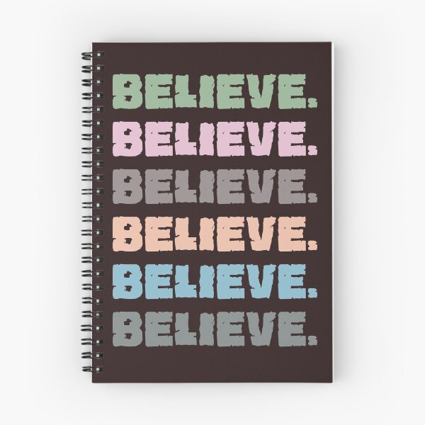 Item preview, Believe motivation word gift for mum sister and wife - digital illustration designed and sold by OMCreative.