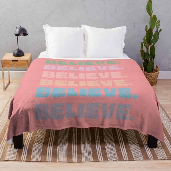 Item preview, Believe motivation word gift for mum sister and wife - digital illustration designed and sold by OMCreative.