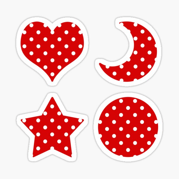 Item preview, Chic Medium White and Red Polka Dots designed and sold by SpotsDotsPrints.
