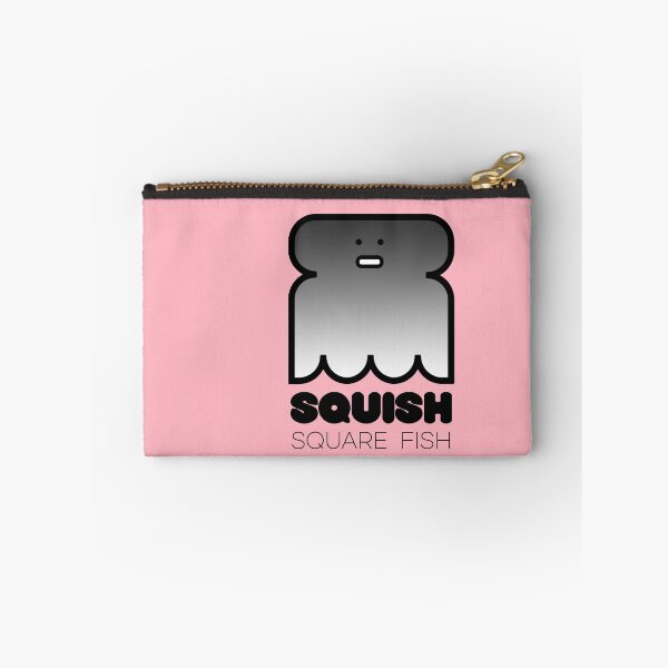 Item preview, Fun Fish Squish Square Fish Pink designed and sold by Quooki.
