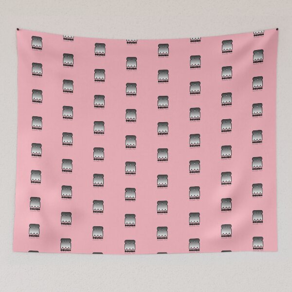 Item preview, Fun Fish Squish Square Fish Pink designed and sold by Quooki.