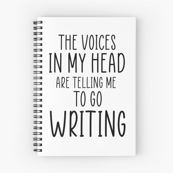 Item preview, funny writer Gift Ideas the voice in my head telling me to go writing designed and sold by VESTITCH.