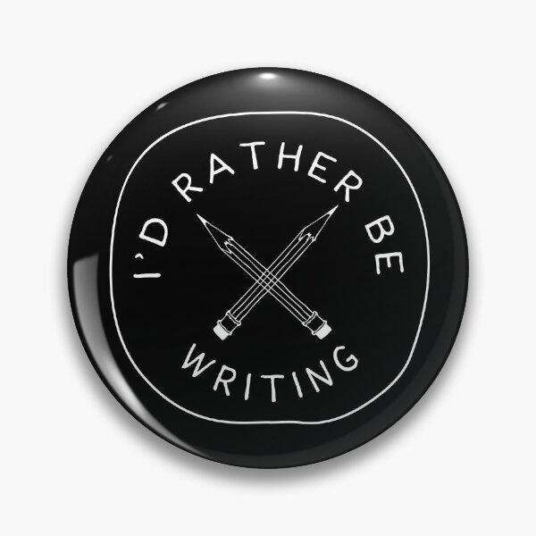 Item preview, I'd Rather Be Writing - White designed and sold by scriptblast.