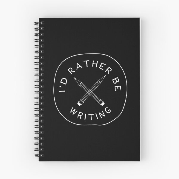 Item preview, I'd Rather Be Writing - White designed and sold by scriptblast.