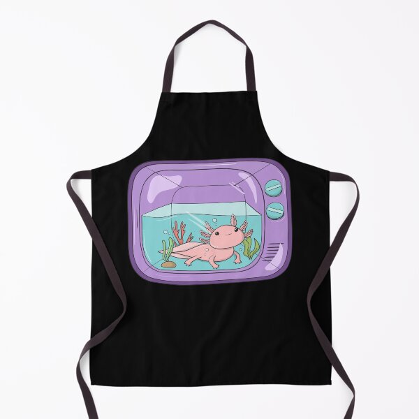 Item preview, Pink Axolotl in a Purple Television designed and sold by Zurickdesigns.