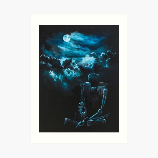 Resting in the Moonlight Art Print