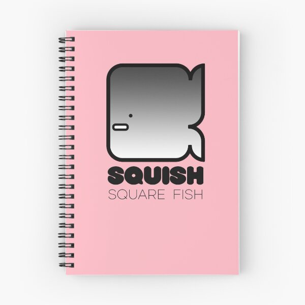 Item preview, Fun Fish Squish Square Fish Pink designed and sold by Quooki.