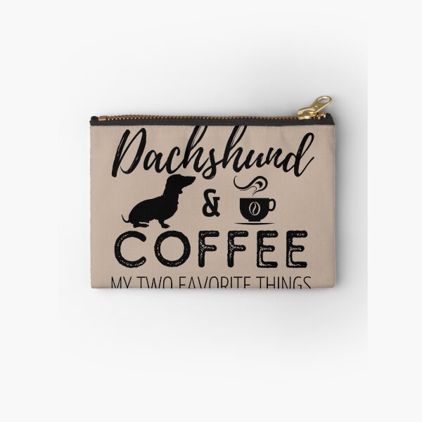 Item preview, Dachshund & Coffee Print designed and sold by TheDachshund.