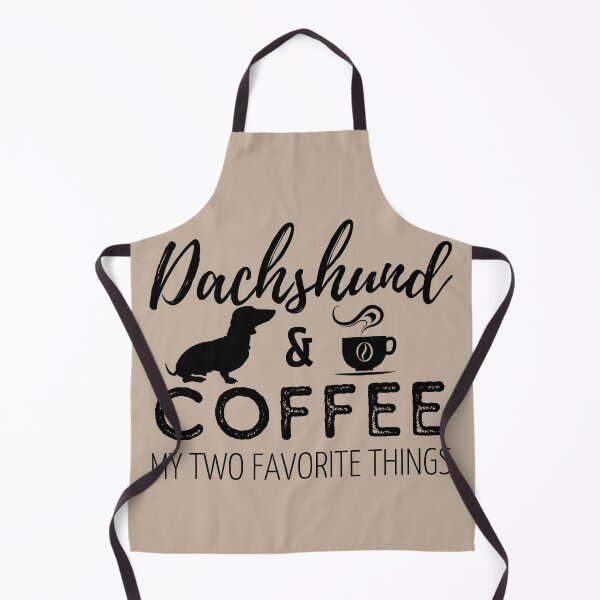 Item preview, Dachshund & Coffee Print designed and sold by TheDachshund.