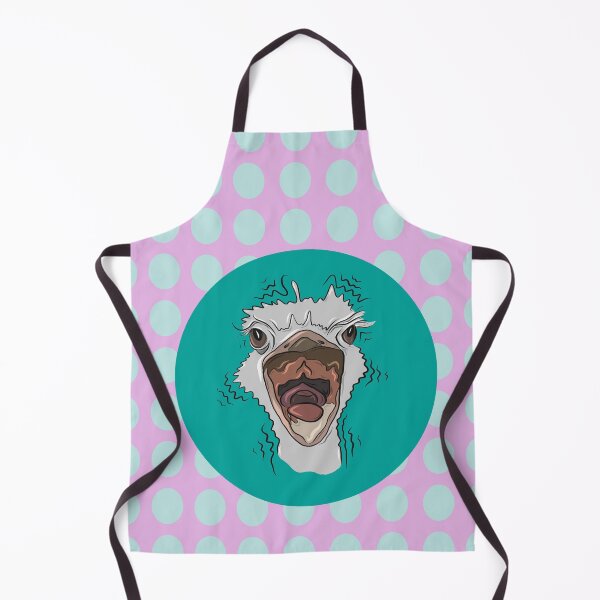 Item preview, Aggravated Ostrich on Polka Dots designed and sold by Slydell1.