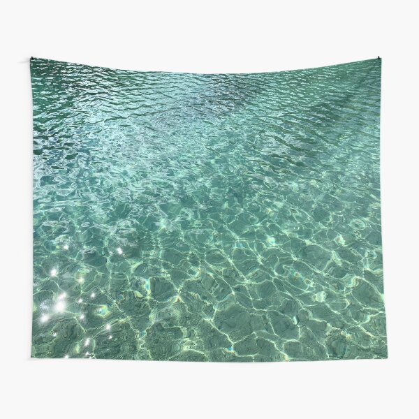Aperçu de l'œuvre Eau cristalline Aqua Blue Ocean créée et vendue par WePrintTees.