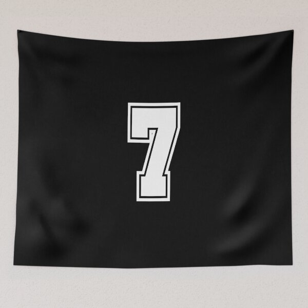 Item preview, 7 shirt number college style football soccer designed and sold by GeogDesigns.