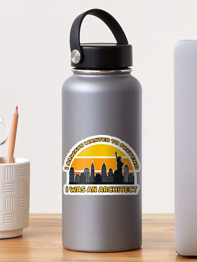 Thumbnail 1 of 3, Sticker, George Costanza, Art Vandelay, Architect designed and sold by shirtcrafts.
