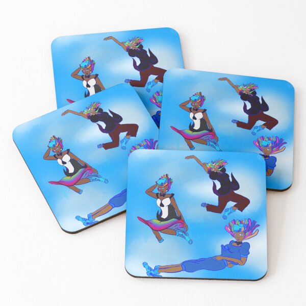 Assistants Flying High Coasters (Set of 4)