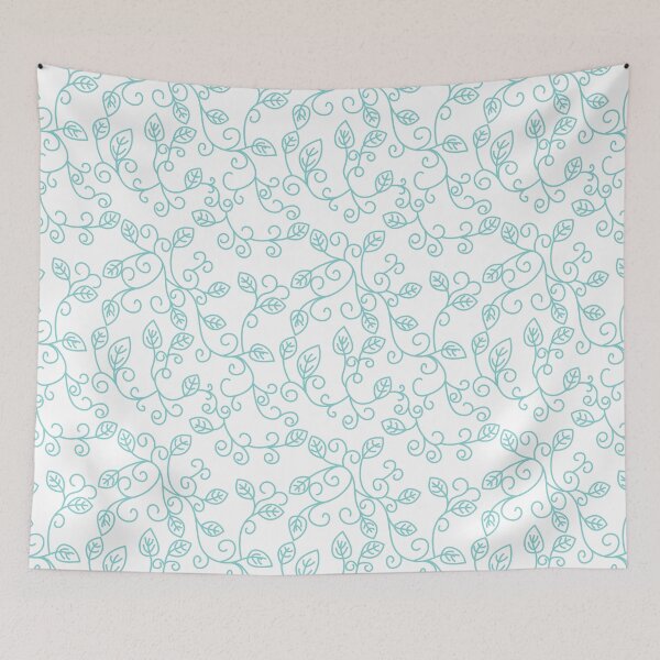 Item preview, amazing blue leaves designed and sold by Silky Diamond.