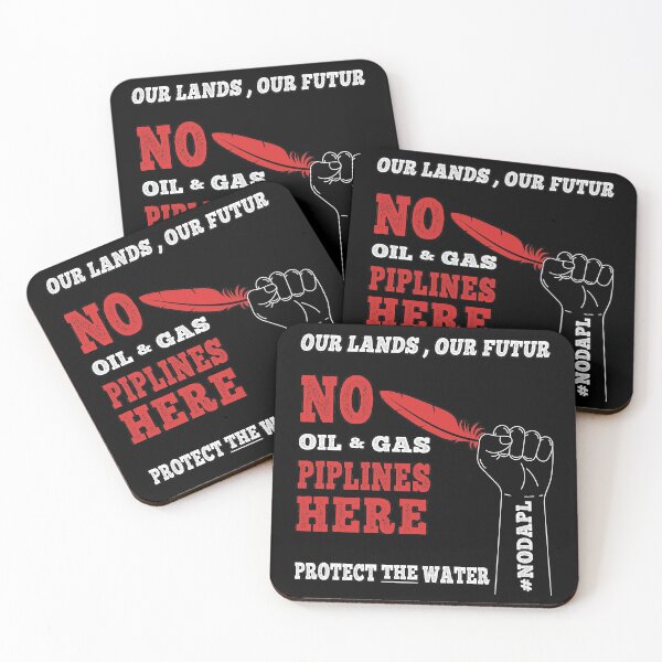 Item preview, #nodapl no oil and gas piplines here "protect the water" designed and sold by nativeStor.
