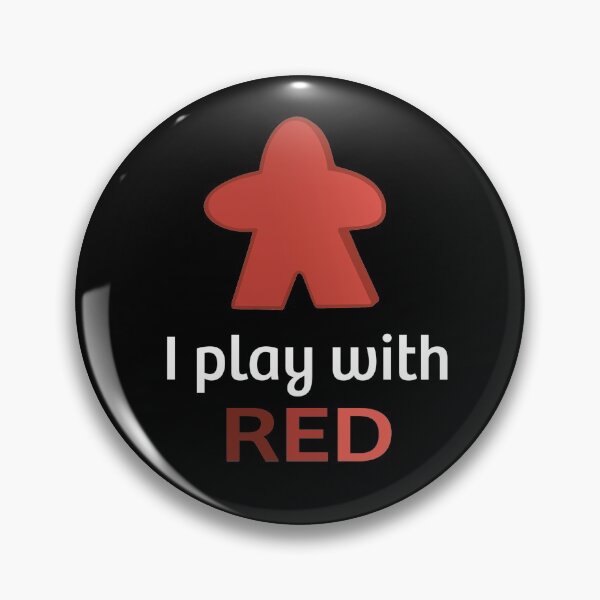 Artikelvorschau, Ich spiele mit Red Boardgame Meeples entworfen und verkauft von Creacats.