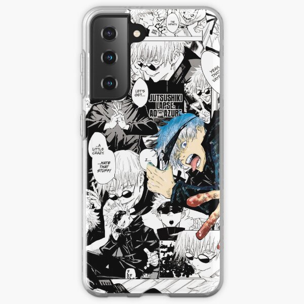 Gojo Satoru Jujutsu Kaisen Manga Collage Coque souple Samsung Galaxy