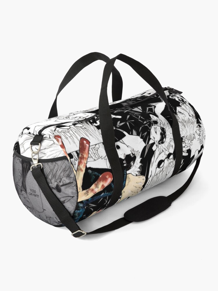 Alternate view of Gojo Satoru Jujutsu Kaisen Manga Collage Duffle Bag