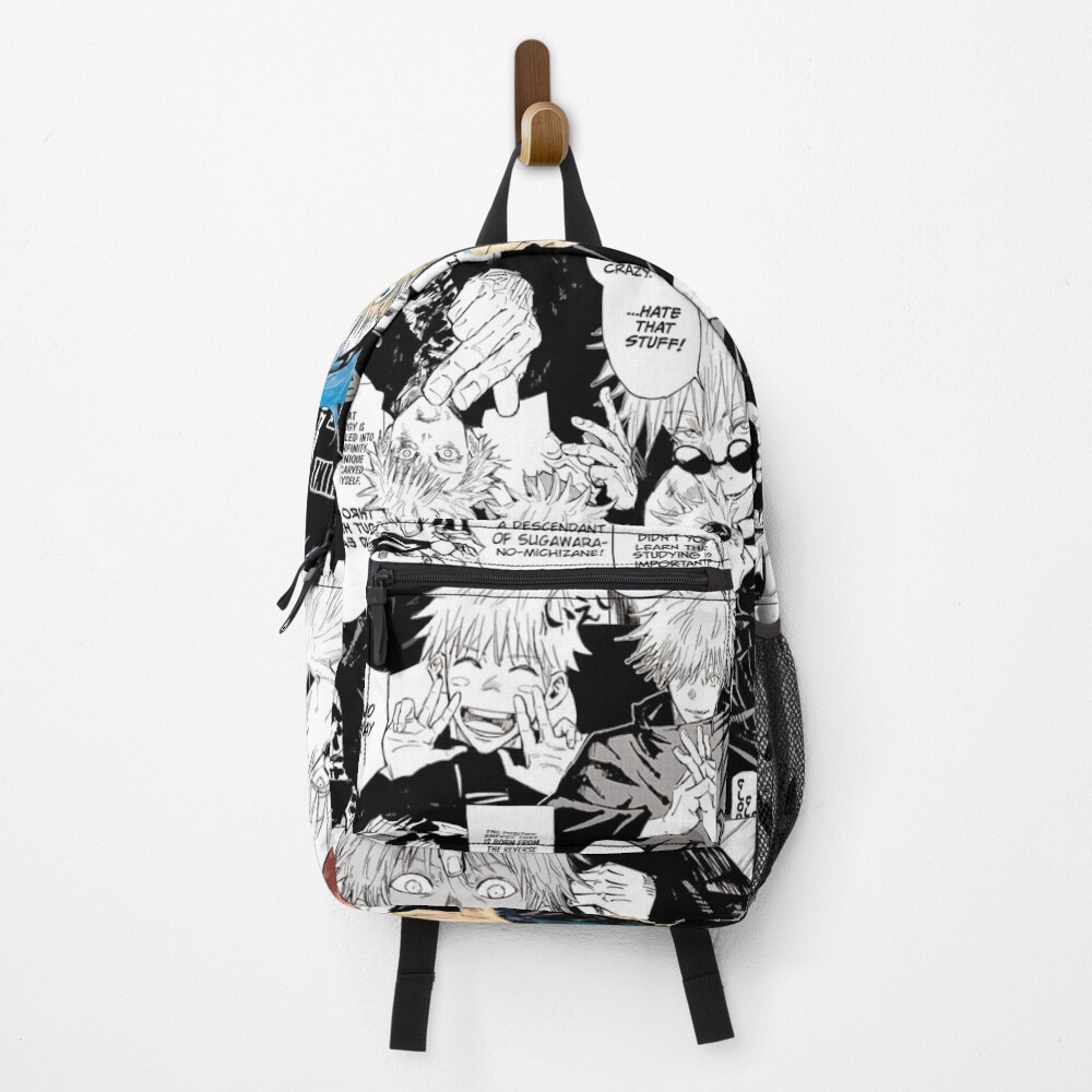 Gojo Satoru Jujutsu Kaisen Manga Collage Backpack