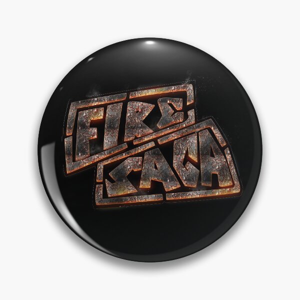 Item preview, Fire Saga Logo Volcanic Rock designed and sold by Nerd Shizzle.