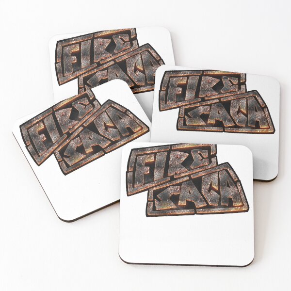 Item preview, Fire Saga Logo Volcanic Rock designed and sold by Nerd Shizzle.