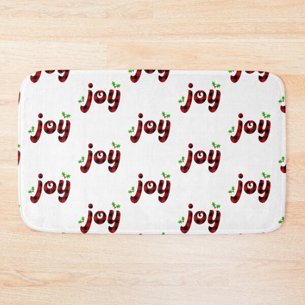 Item preview, Red Buffalo Plaid Christmas Joy designed and sold by Zurickdesigns.